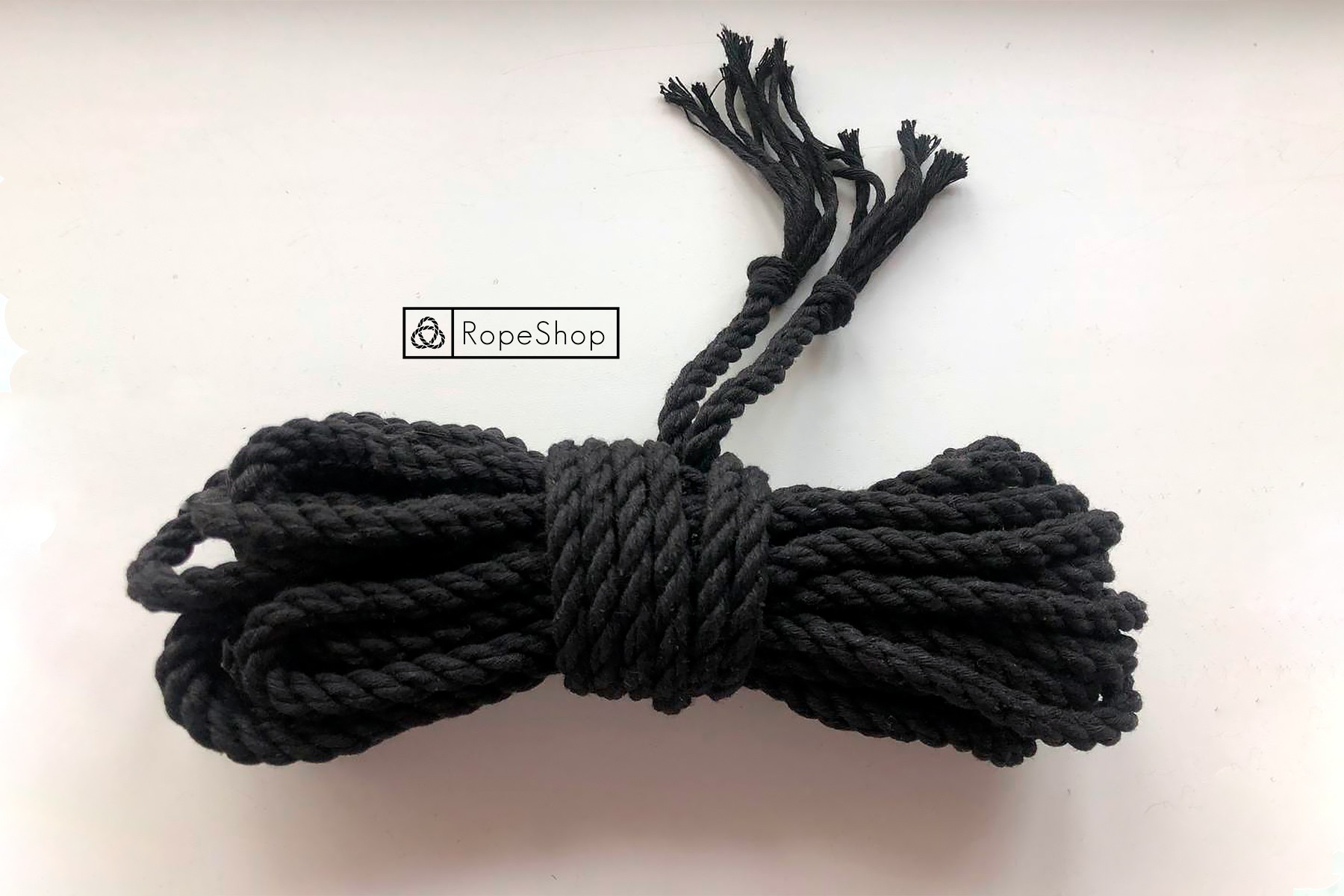 shibari rope cotton black