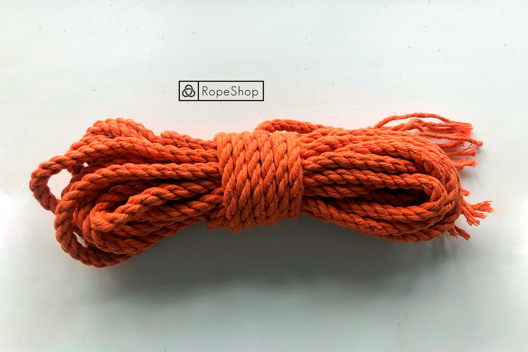 shibari cotton rope orange