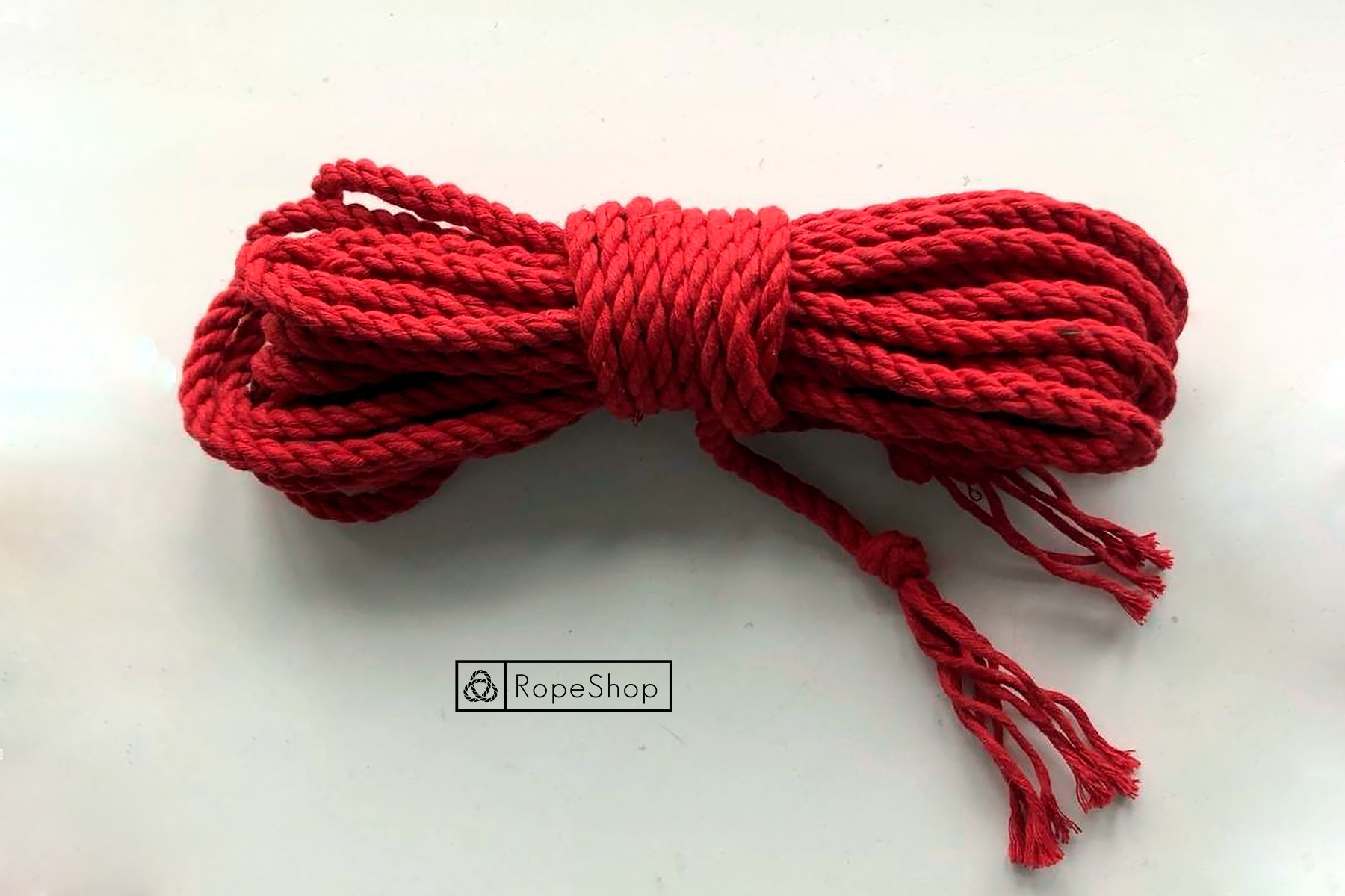 Cotton shibari rope red