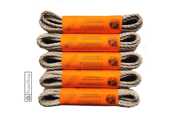 Iponnawa 6 Start - комплект льняных веревок для шибари