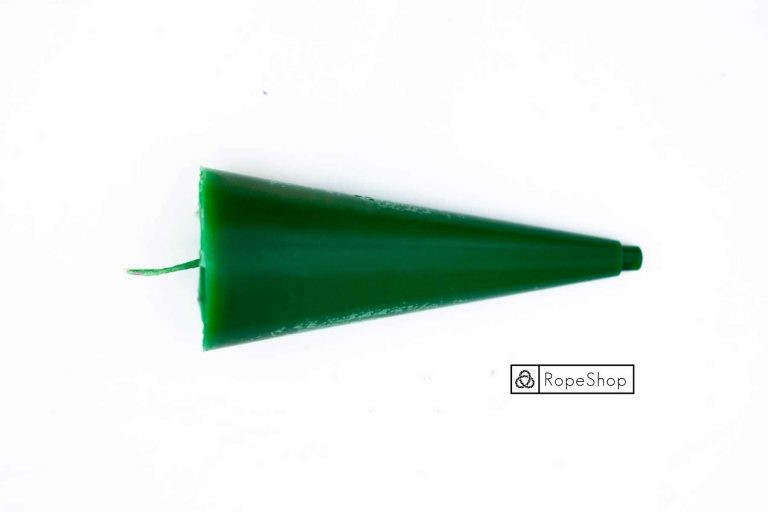 Свеча парафиновая окрашенная для waxplay, зеленая